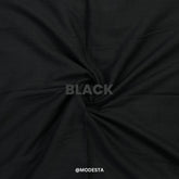Turkish Lawn Hijab - Black